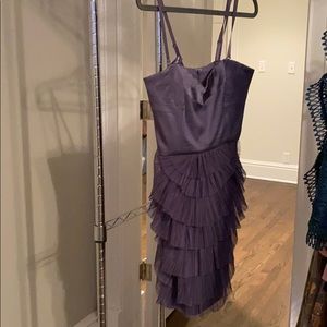 BCBG tulle corset mini dress